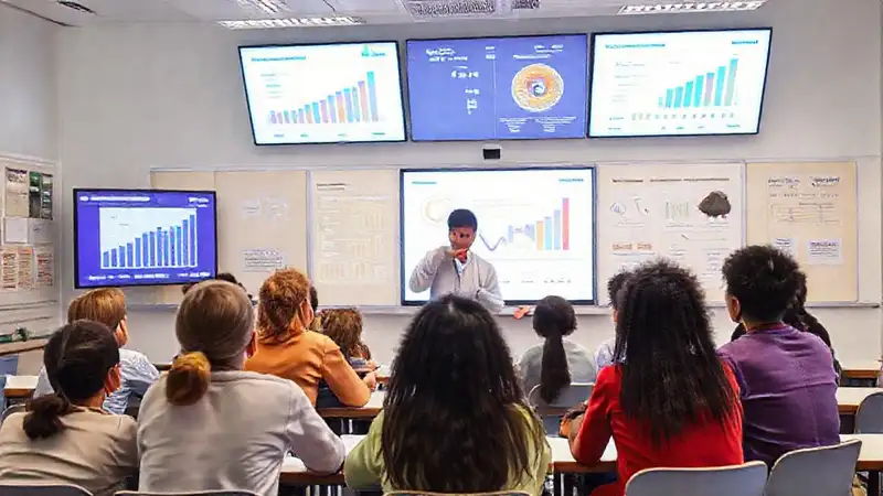 Aprendizaje innovador en aulas visuales