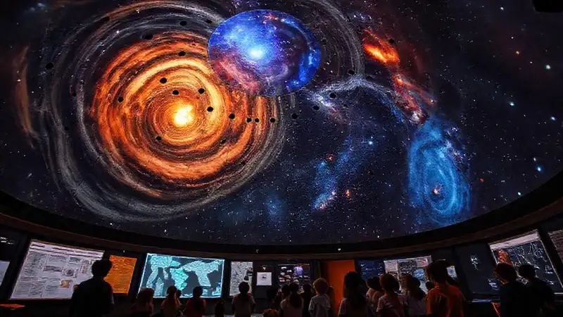El planetario cautiva estudiantes con el cosmos