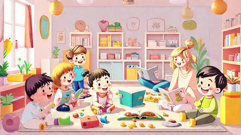 Un ambiente infantil alegre y estimulante