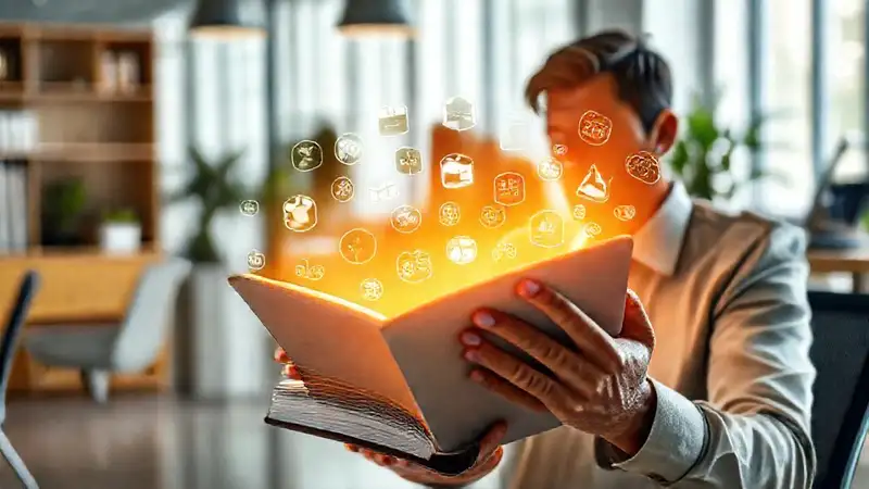 Guía digital moderna inspira a pensar