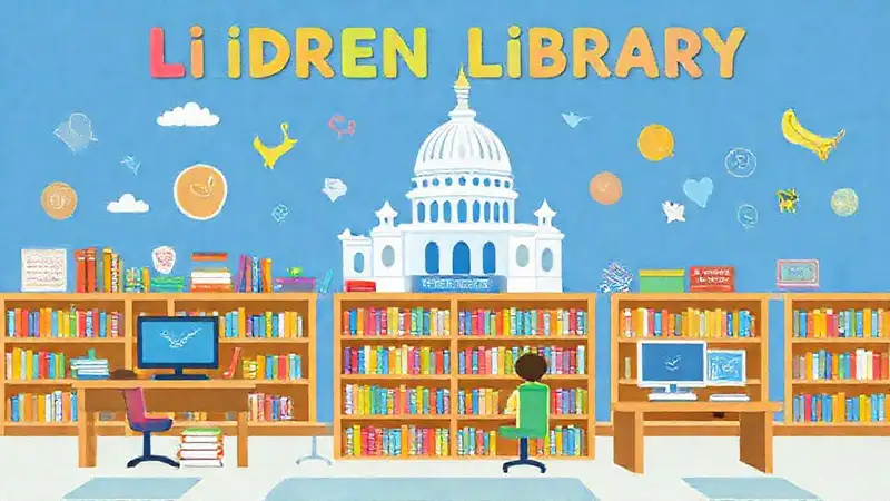 Biblioteca digital infantil: aprendizaje colorido y atractivo