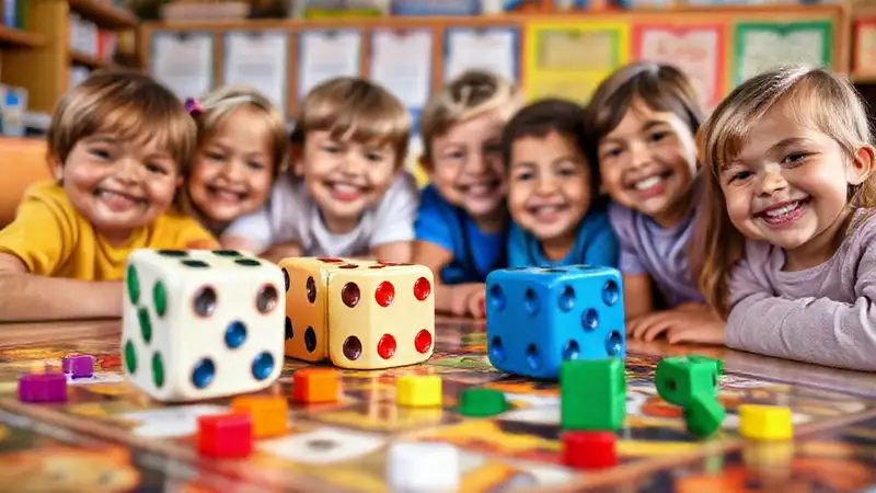 Un juego colorido enseña a niños