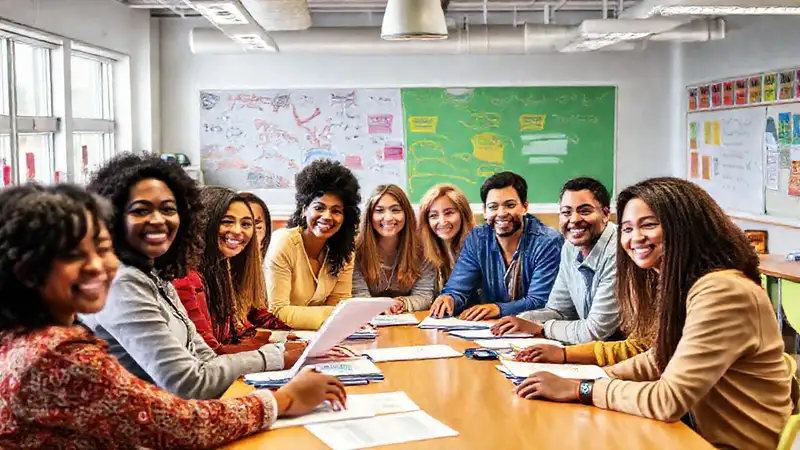 Educadores diversos construyen un ambiente positivo