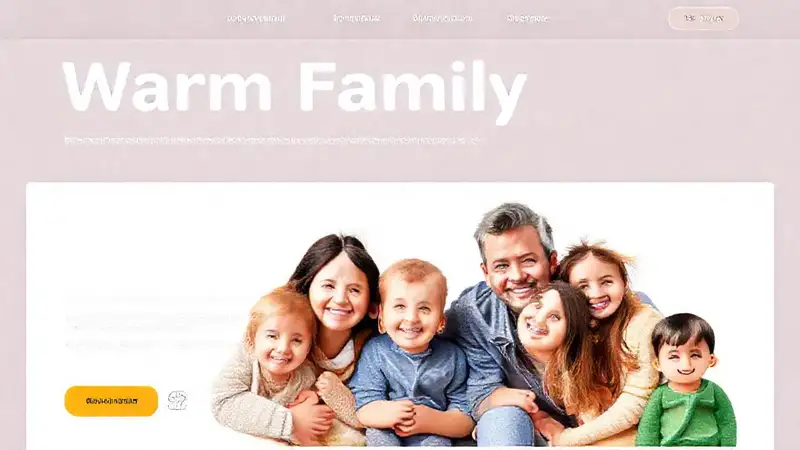 Una newsletter familiar moderna y atractiva