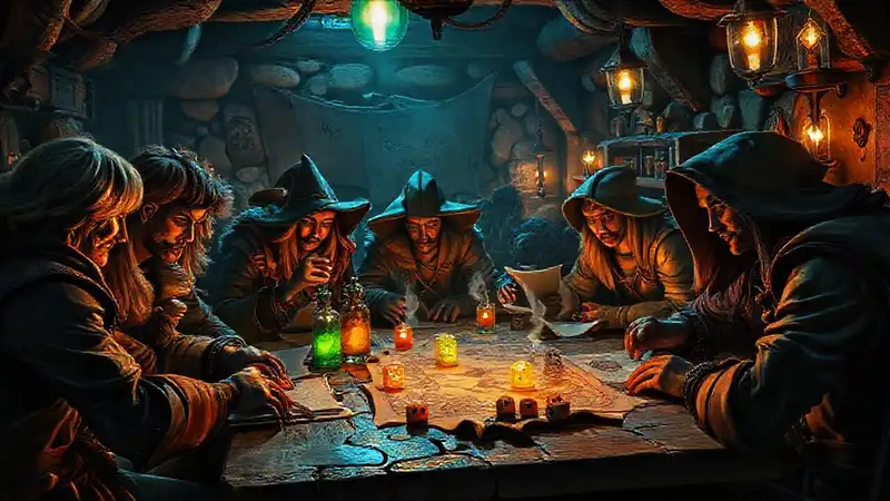 Taberna de fantasía: aventura y juego