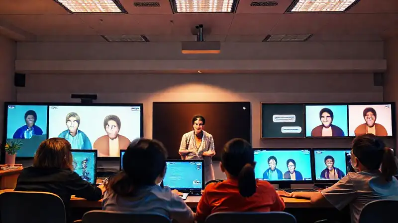 Aprendizaje digital colaborativo y acogedor