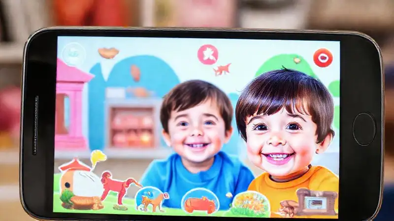 Una app educativa y colorida alegra a los niños