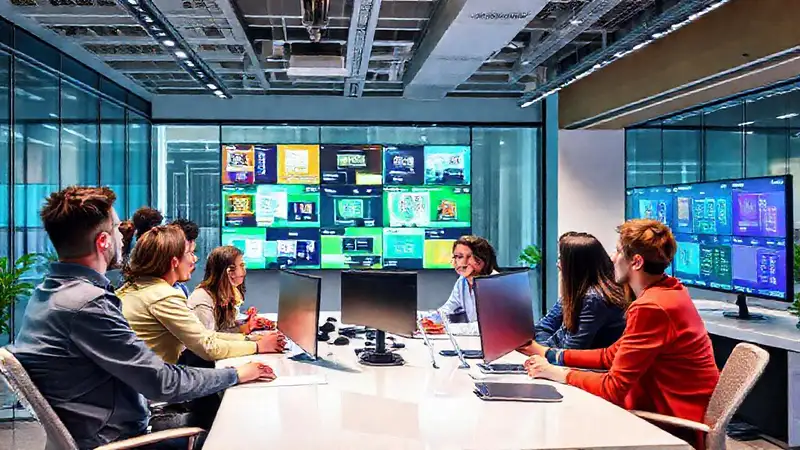 Oficina moderna: innovación, aprendizaje y equipo