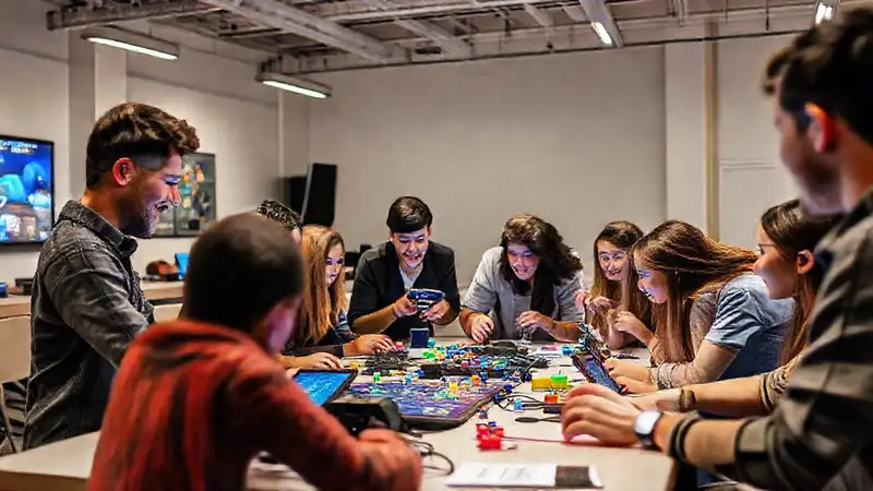 Educadores colaborativos crean juegos atractivos