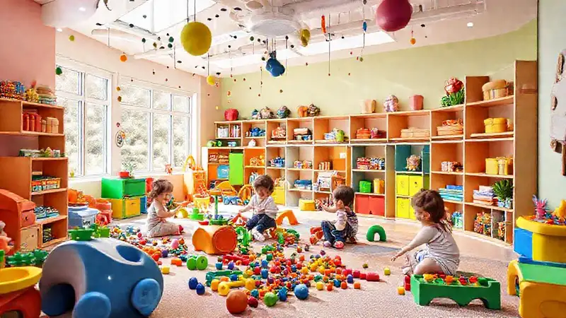 Un espacio infantil alegre y creativo