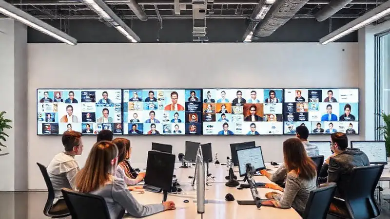 Oficina moderna, digital y colaborativa