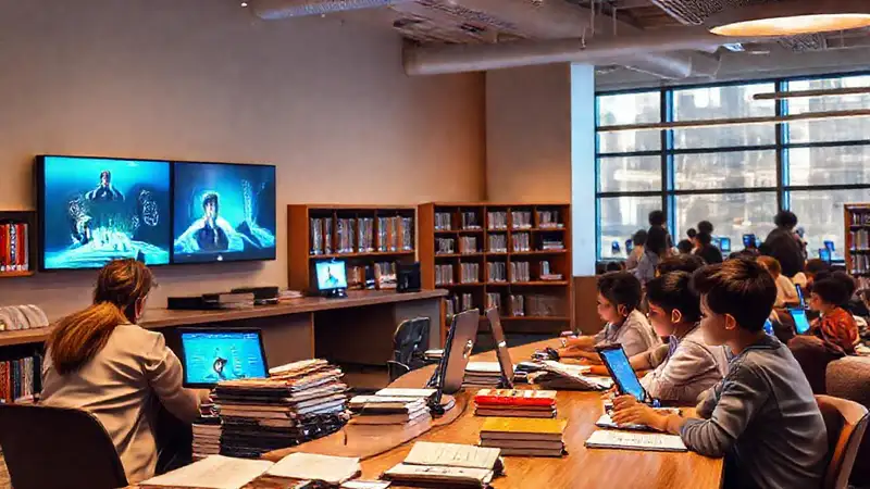 La biblioteca digital moderna fomenta el aprendizaje