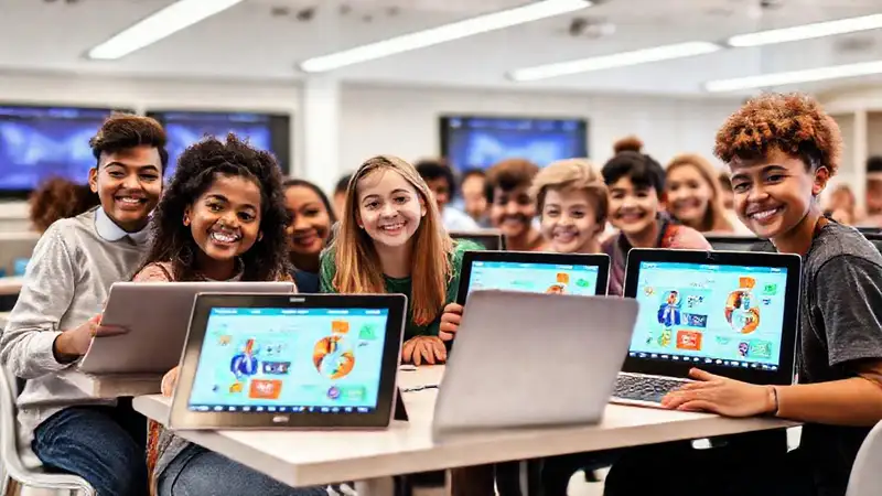 Aula moderna: aprendizaje colaborativo y tecnológico