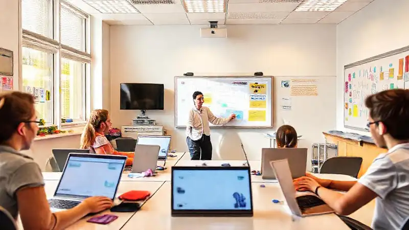 Aula virtual dinámica, alumnos comprometidos y positivo