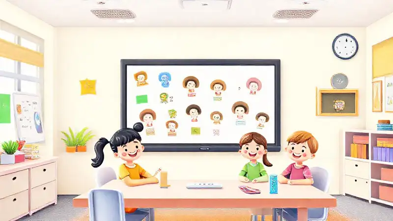 Un aula virtual alegre y educativa