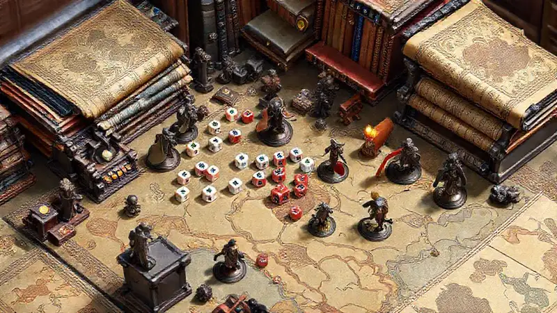 Es un juego de mesa fantástico detallado