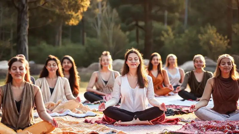 Meditación en comunidad, paz y armonía