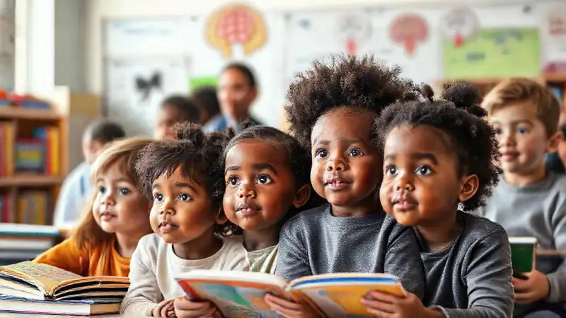 Niños aprenden con apoyo y esperanza