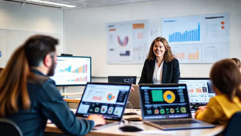 Aula moderna: aprendizaje digital y optimismo