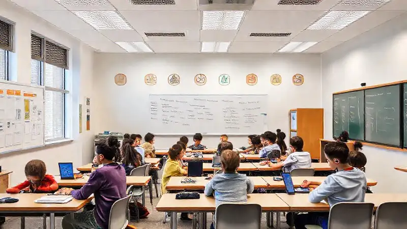 Aula moderna, segura y accesible