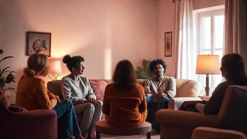 Un salón acogedor y sereno para todos