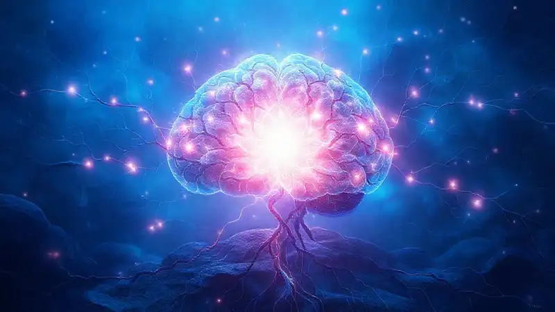 Transformación mental: cerebro brillante y sereno