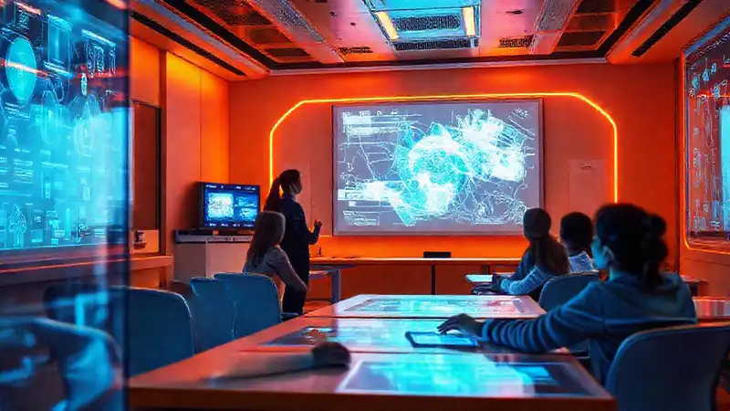 Aula futurista ofrece aprendizaje inmersivo digital