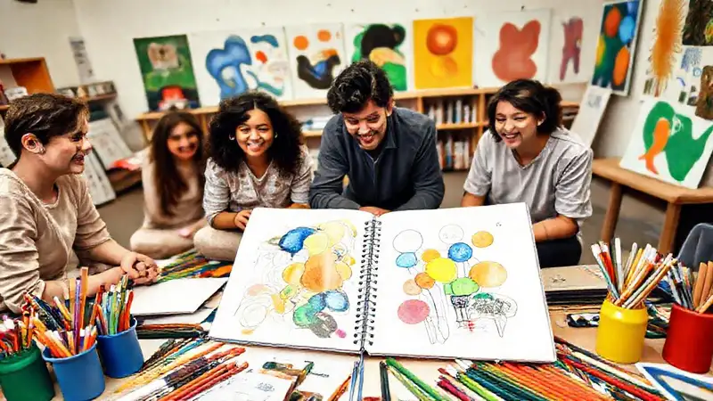 Educadores inspiran con arte vibrante