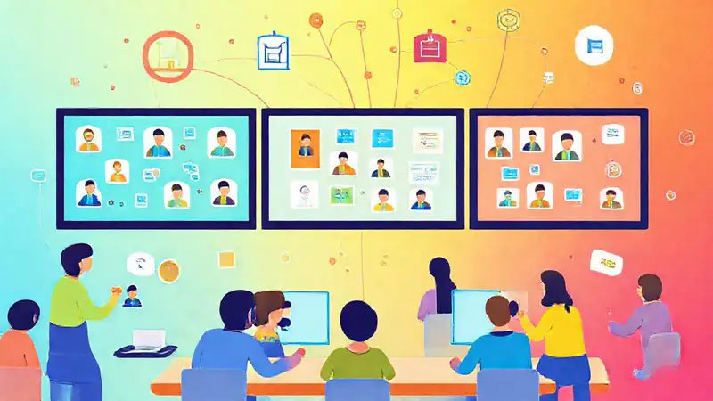 Aprendizaje digital interactivo y colorido