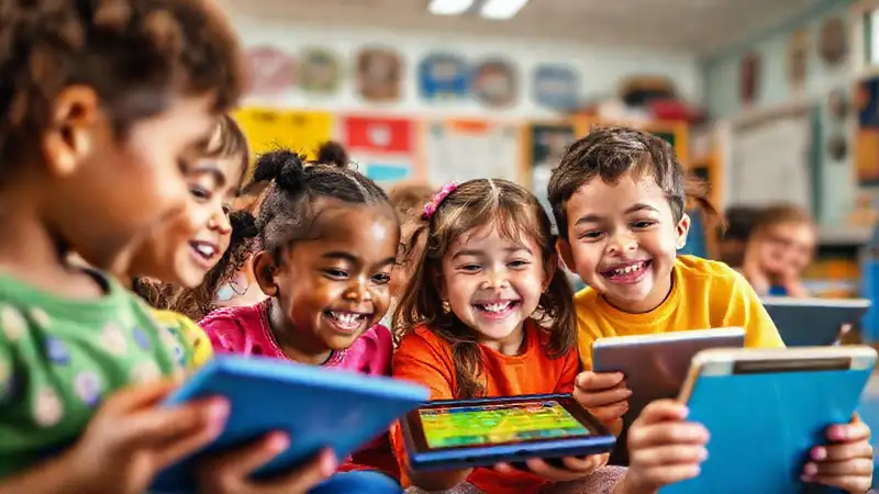 Un aula vibrante aprende con tecnología