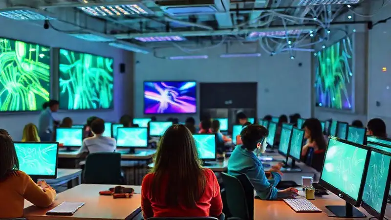 Aula moderna: aprendizaje digital y colaborativo