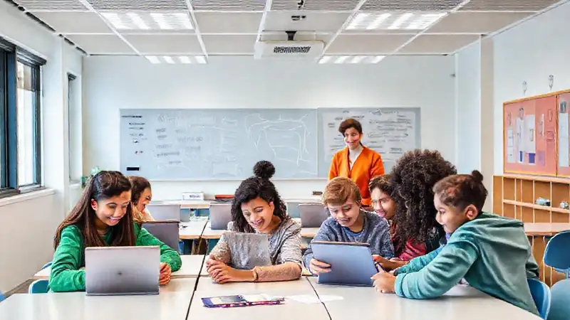 Aula moderna: aprendizaje colaborativo e interactivo