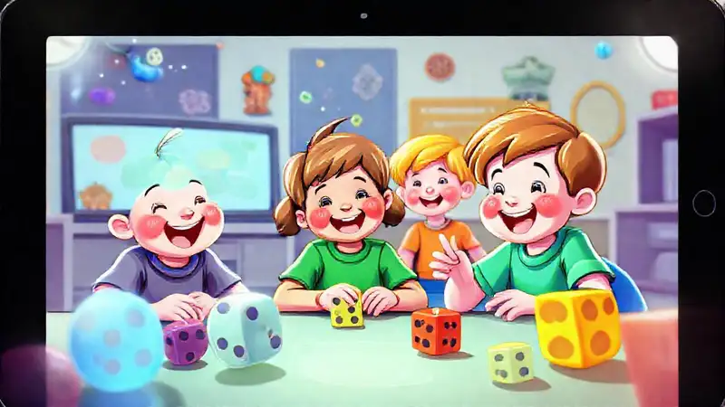 Niños aprenden felices en línea