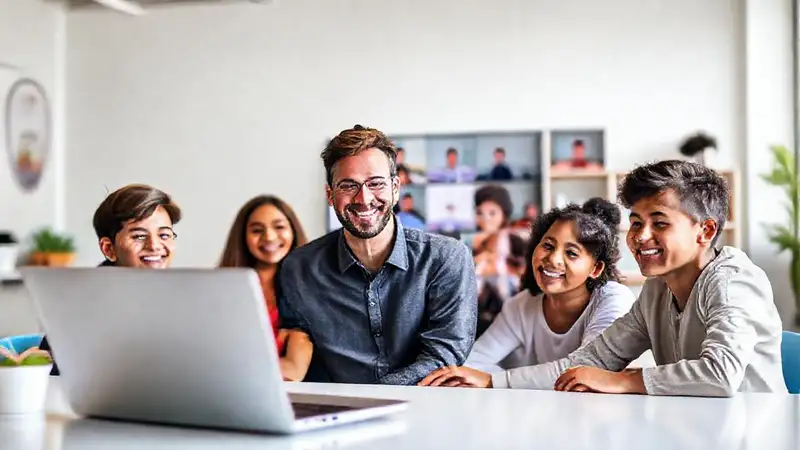 Clase virtual colaborativa y atractiva