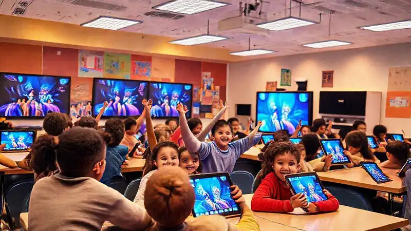 Aula dinámica, aprendizaje inclusivo y vibrante