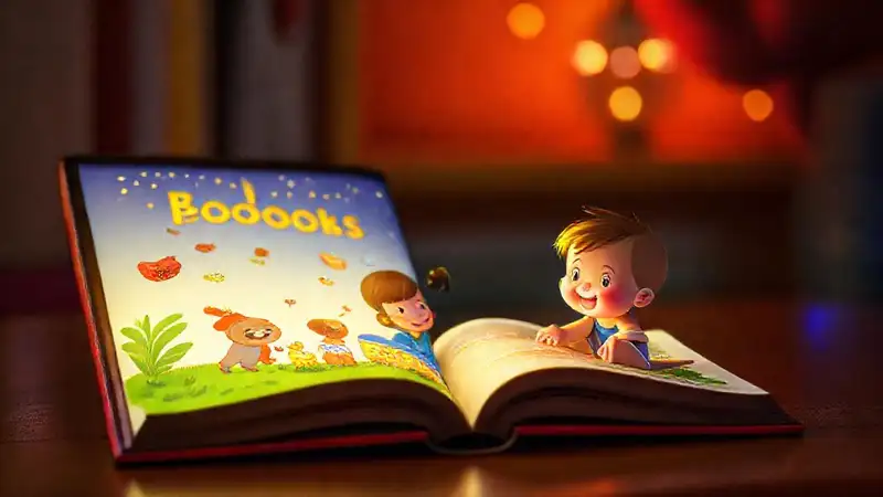 Una portada de libro digital alegre