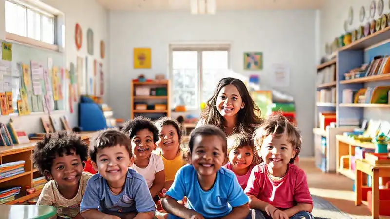 Un aula vibrante fomenta el aprendizaje feliz