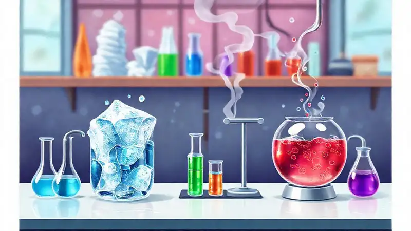 Experimentación científica con cambios de fase