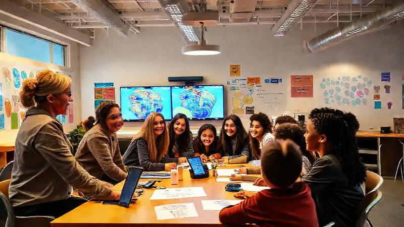 Educadores diversos crean un ambiente inspirador
