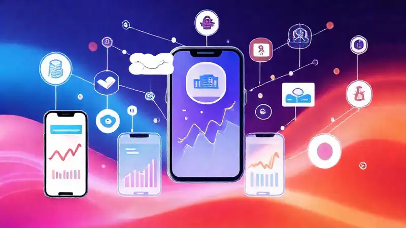 Diseño moderno y vibrante para apps