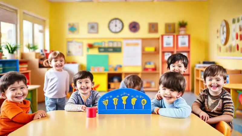 Un aula infantil vibrante y alegre