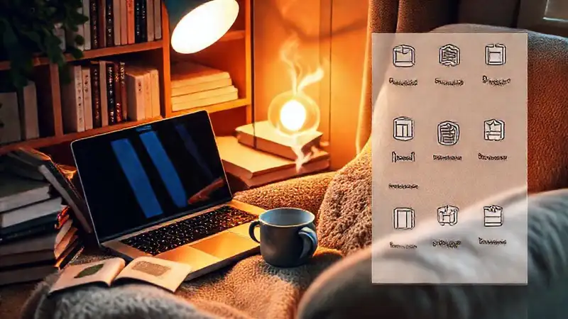 Un rincón acogedor para concentrarse y leer