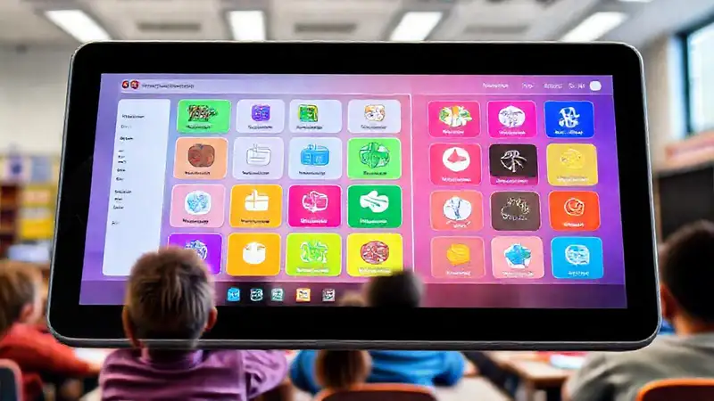 Una tableta digital moderna