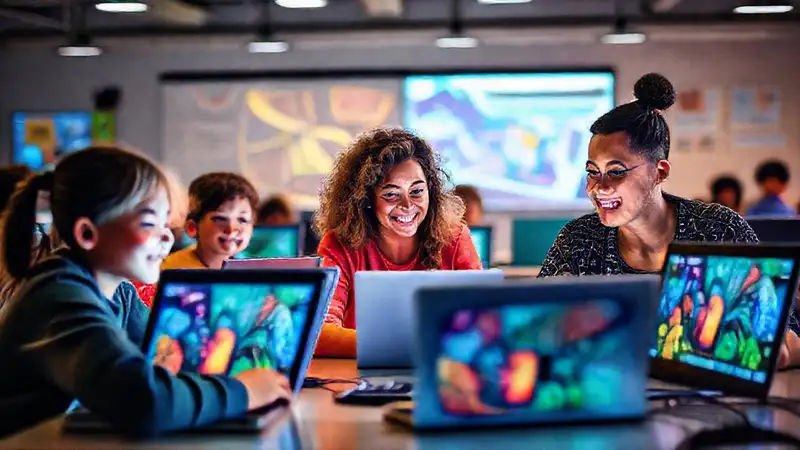 La tecnología une estudiantes diversos y brillantes