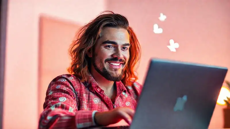 Influencer moderno brilla en estudio