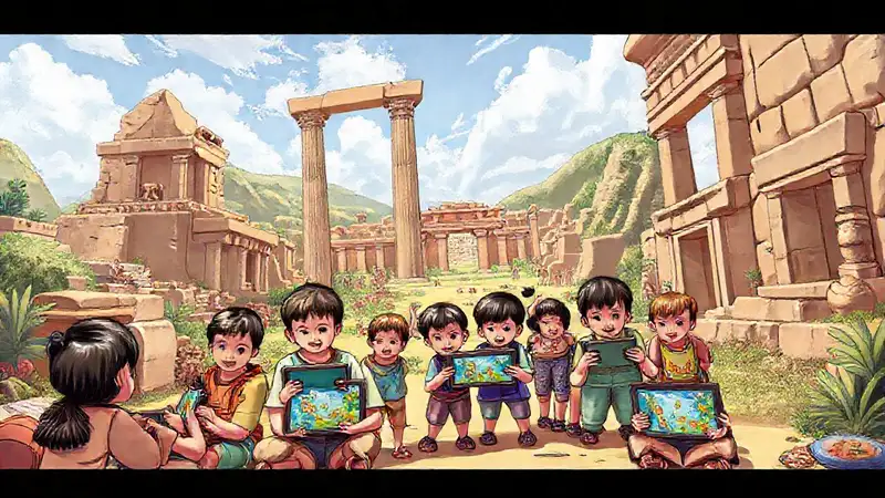 Ruinas antiguas inspiran aprendizaje digital