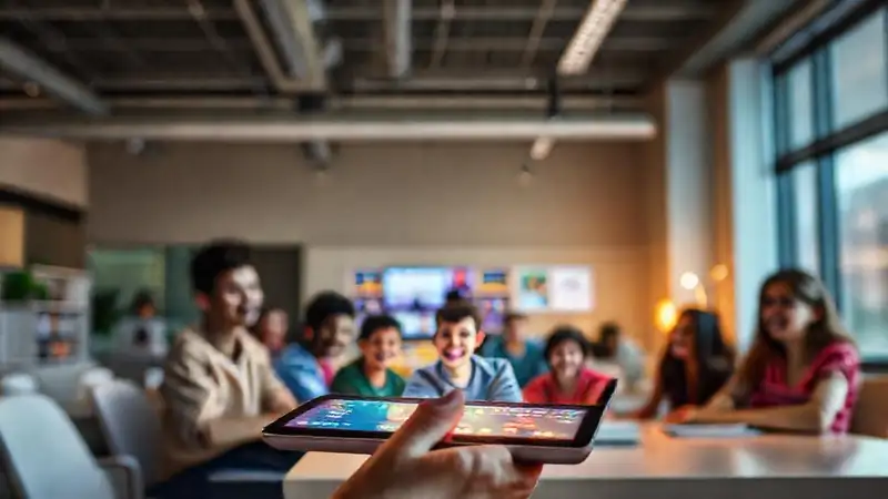 Tabletas digitales y aprendizaje online brillante