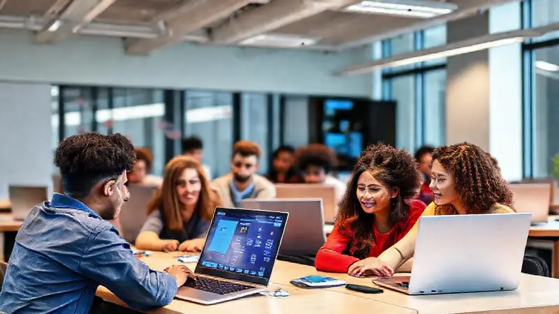Aula moderna: aprendizaje digital y diverso