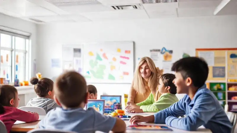 Un aula vibrante y estimulante