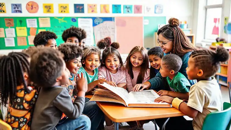Un aula vibrante fomenta el aprendizaje colaborativo